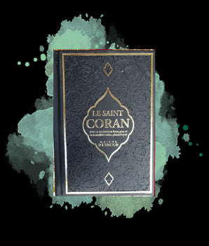 Le Noble Coran  (arabe/français/phonétique) en 4 Couleurs Noir