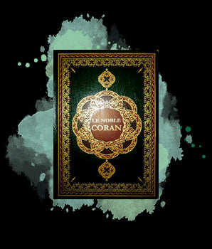 Le Noble Coran Français-Arabe-Phonétique avec CD (4 couleurs et 2 Tailles) 12x17cm, Vert