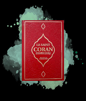 Le Noble Coran Français-Arabe-Phonétique avec CD (4 couleurs et 2 Tailles) 17x24cm, Bordeau