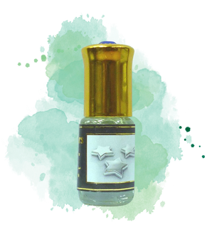 Parfum concentré sans alcool Musc d'Or 'Silver Stars' (3 ml) - Pour hommes