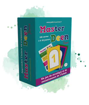 Master Deen Junior : Jeu de stratégie et de connaissance de l'Islam 110 cartes - à partir de 7 ans