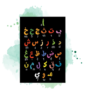 Carte Postale L'alphabet arabe