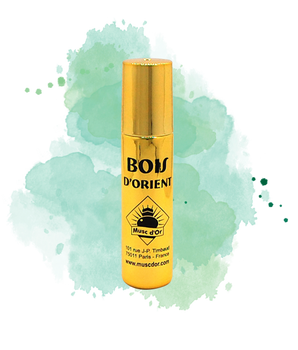 Parfum concentré sans alcool Musc d'Or 'Bois d'Orient' (8 ml de luxe) - Pour hommes